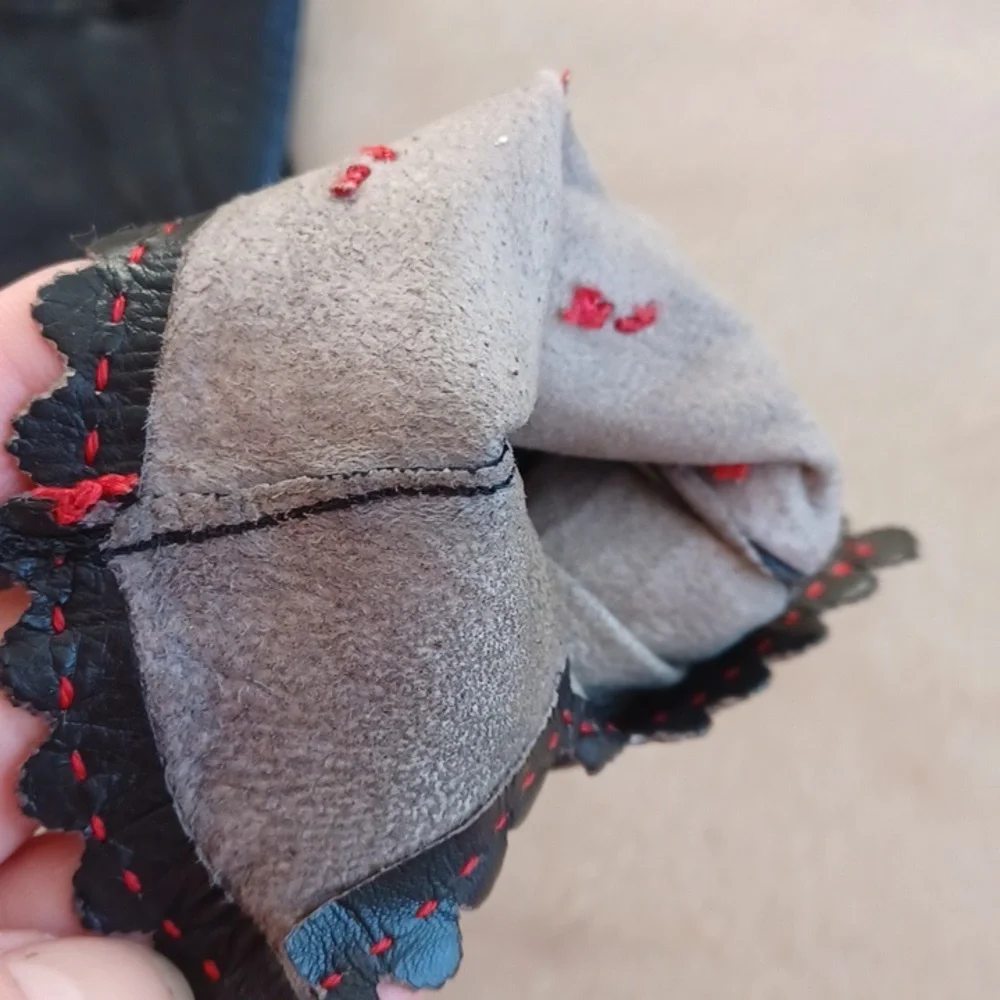Vintage Leather Elegant Gloves